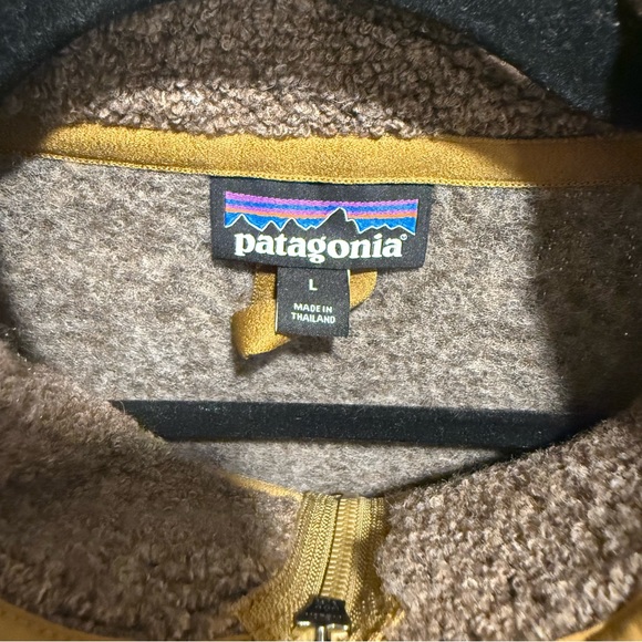 Patagonia classic Retro-X Half Zip Size Large Brown - Picture 3 of 7